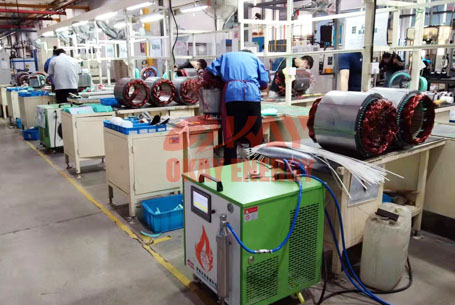 OH1000 oxyhydrogen generator for electric motor winding welding